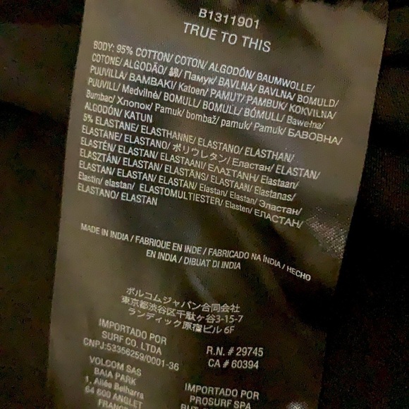 VOLCOM black ANIMAL HOUR mini DRESS size S - Picture 9 of 10